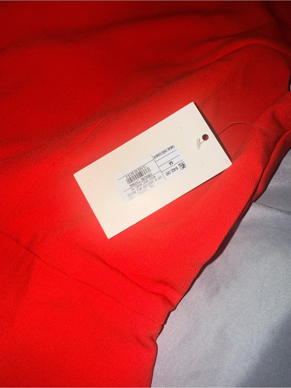 A New Day Red Tailored Midi Dress Sleeveless Elegant Minimalist Style - Picture 5 of 5